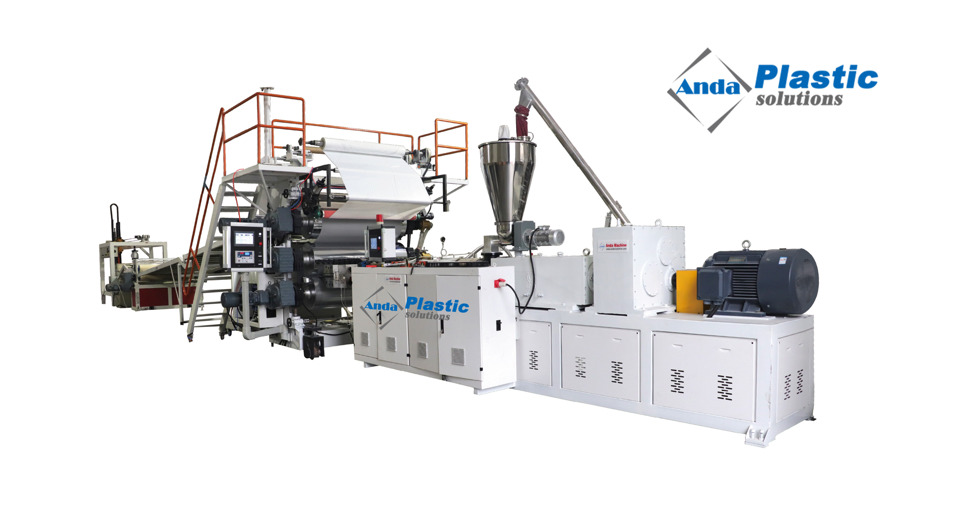 Machine de fabrication de feuille de marbre en PVC