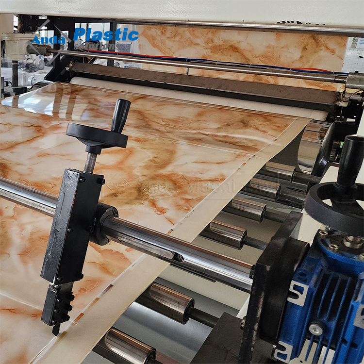 Anda Machine de feuille de marbre artificielle PVC