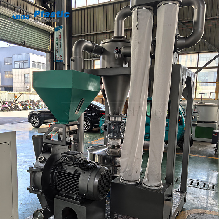 Anda Économie d'énergie lourde PVC Machine de moulin à poudre de pulvérisation en plastique PVC