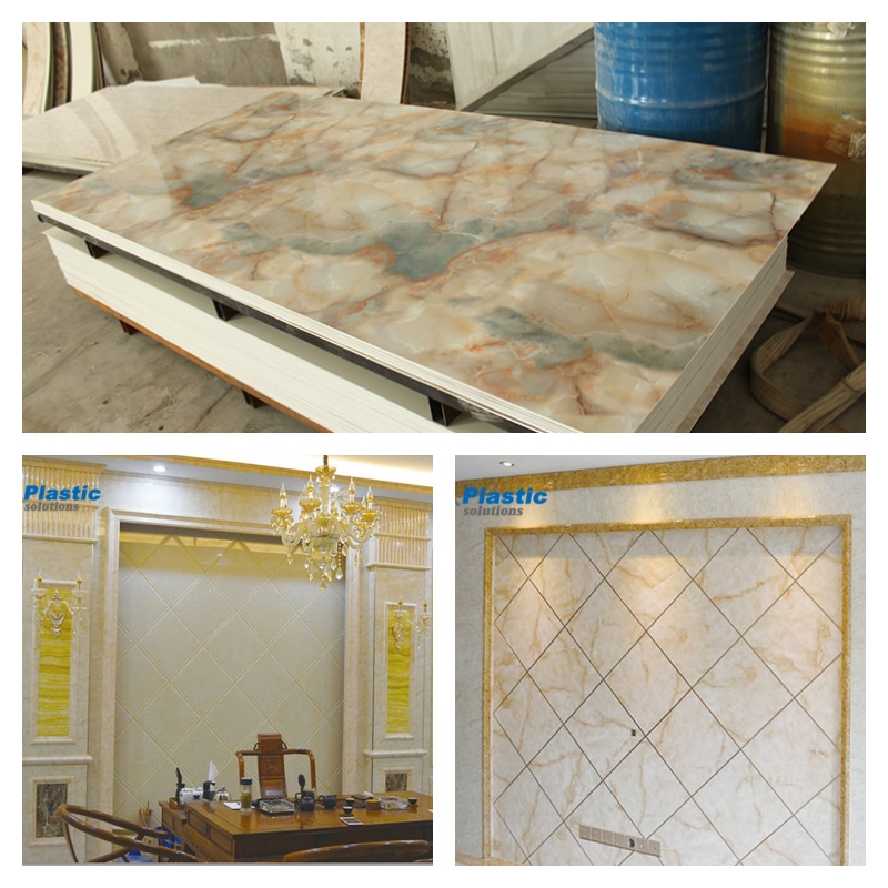 Machine de fabrication de feuilles de marbre PVC, machine de feuille de marbre artificiel PVC, machine de feuille de marbre imitation PVC