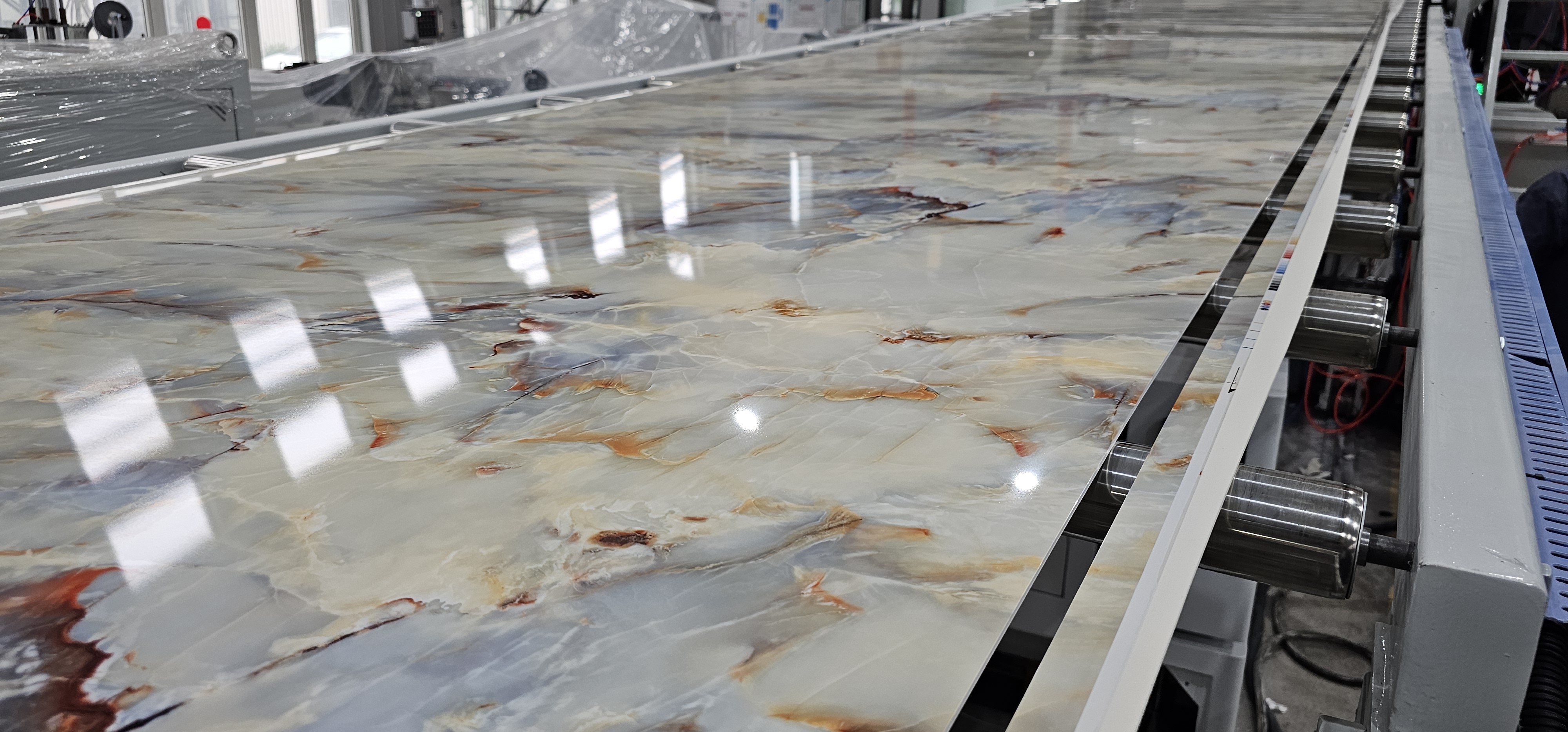 Anda Machine de feuille de marbre artificielle PVC