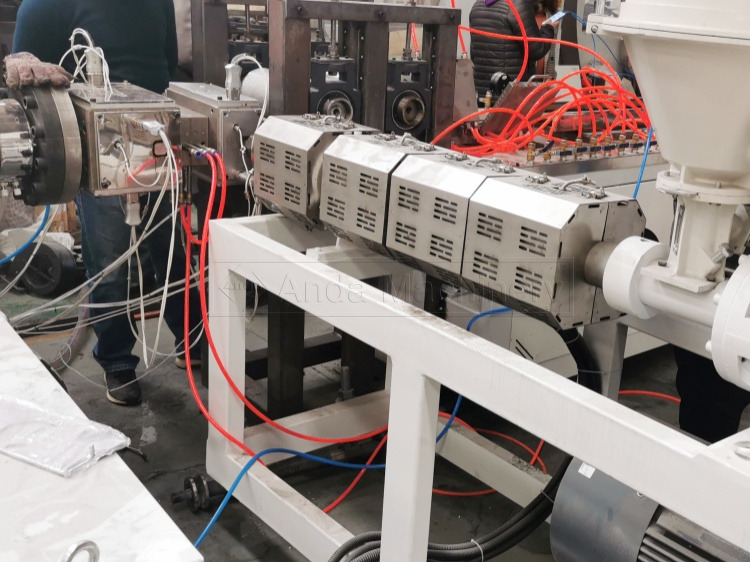 wpc, ligne d'extrusion de profil wpc, 