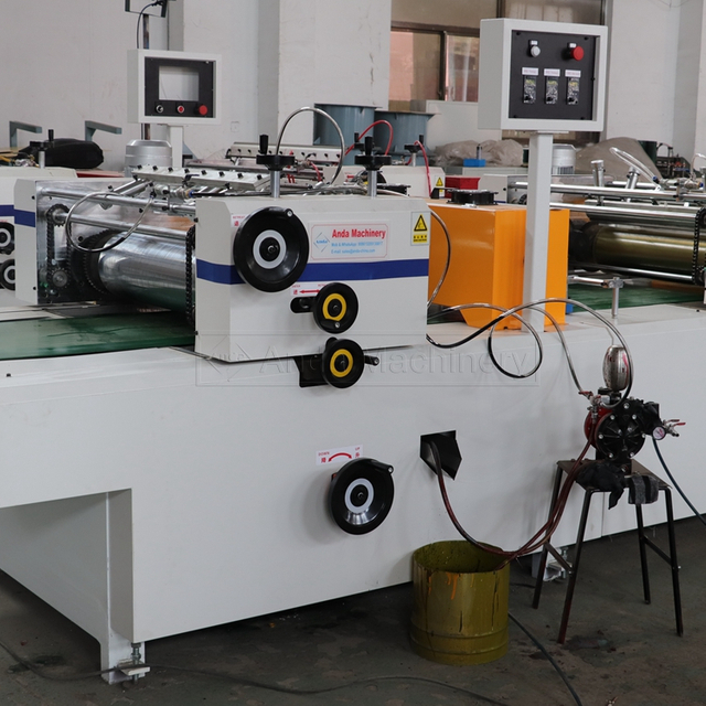 Impression de panneau de porte en PVC et ligne de revêtement UV