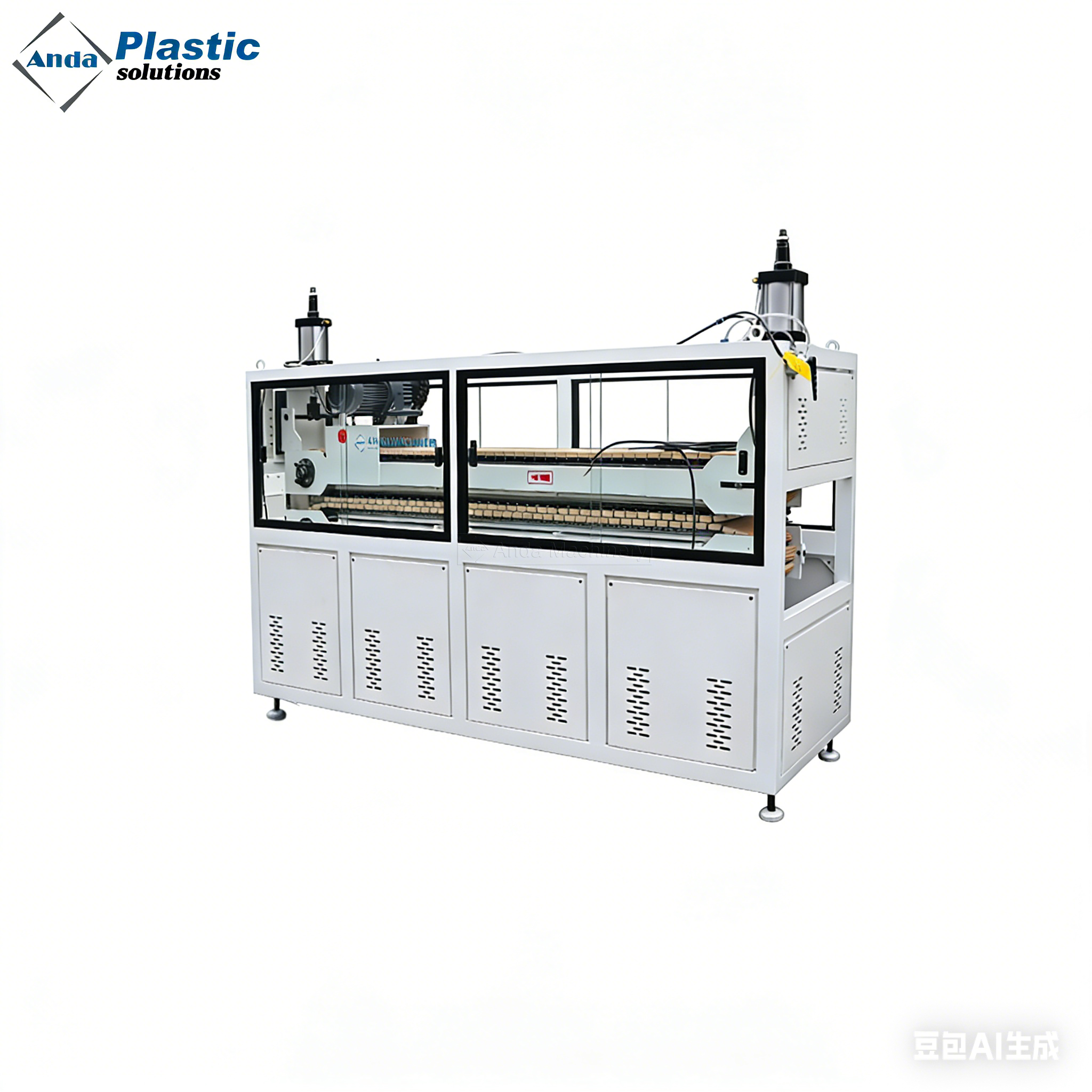 Machine de fabrication de panneaux muraux cannelés WPC à grande vitesse