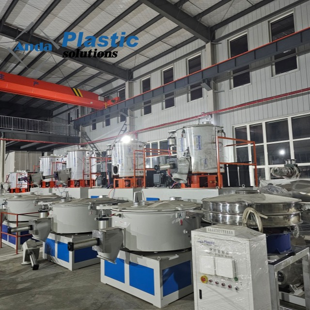 Unité de mélangeur en plastique à haute et basse vitesse SRL-Z 500/1000 pour poudre de PVC