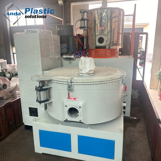 Unité de mélangeur en plastique à haute et basse vitesse SRL-Z 500/1000 pour poudre de PVC