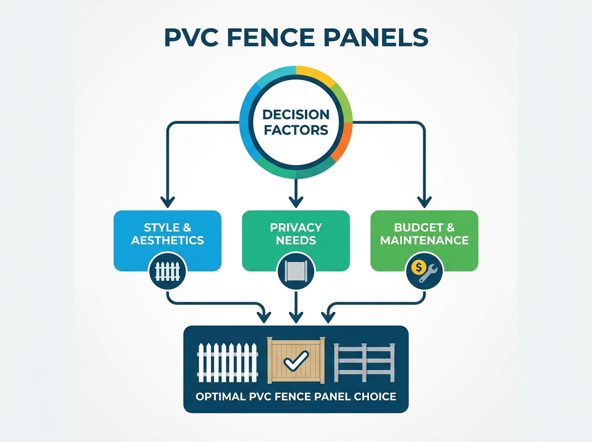 &Eacute;valuation et s&eacute;lection de panneaux de cl&ocirc;ture en PVC